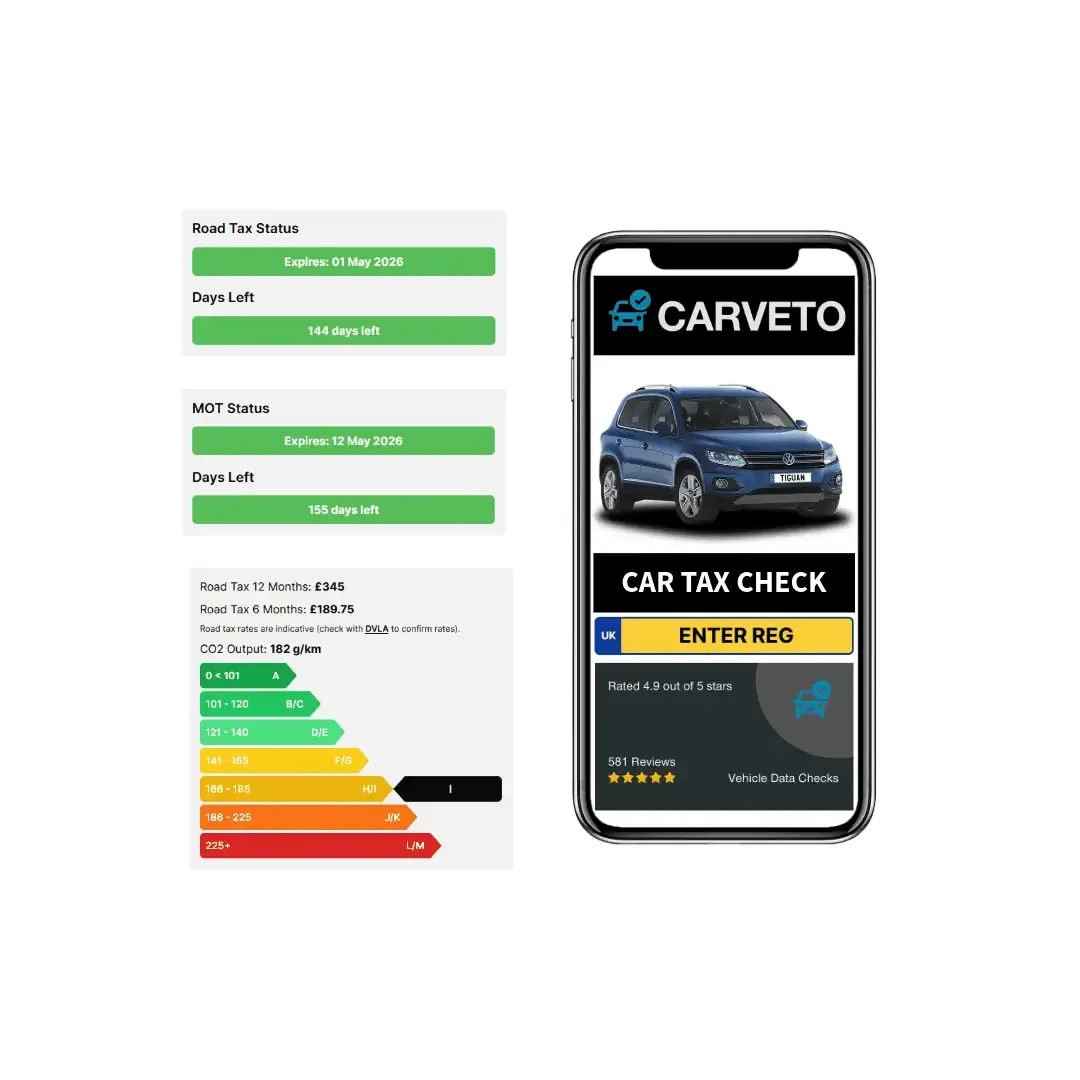 Car tax status and is my car taxed