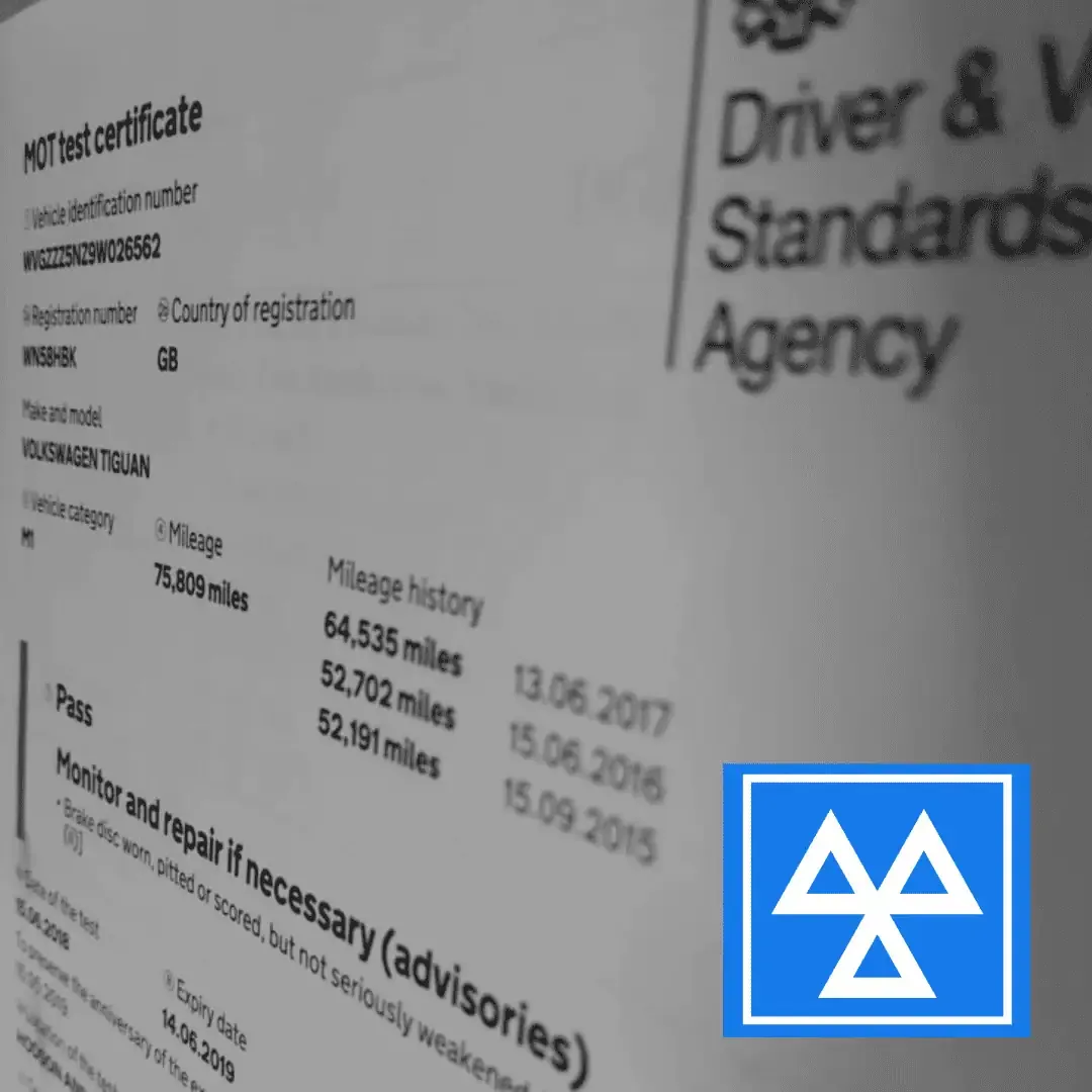 DVLA test certificate
